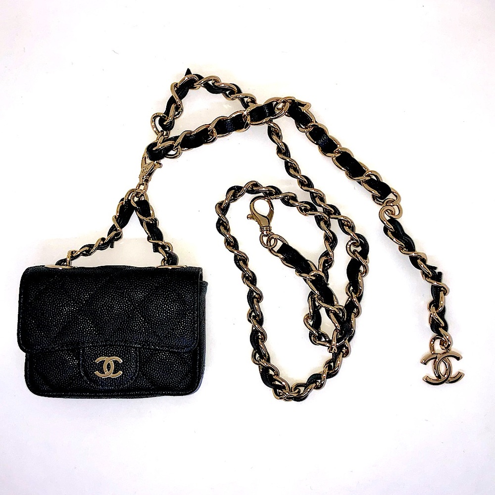 Chanel SLG Cardholder with Chain Belt